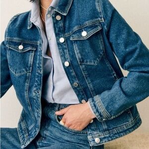 Sezane denim jean jacket